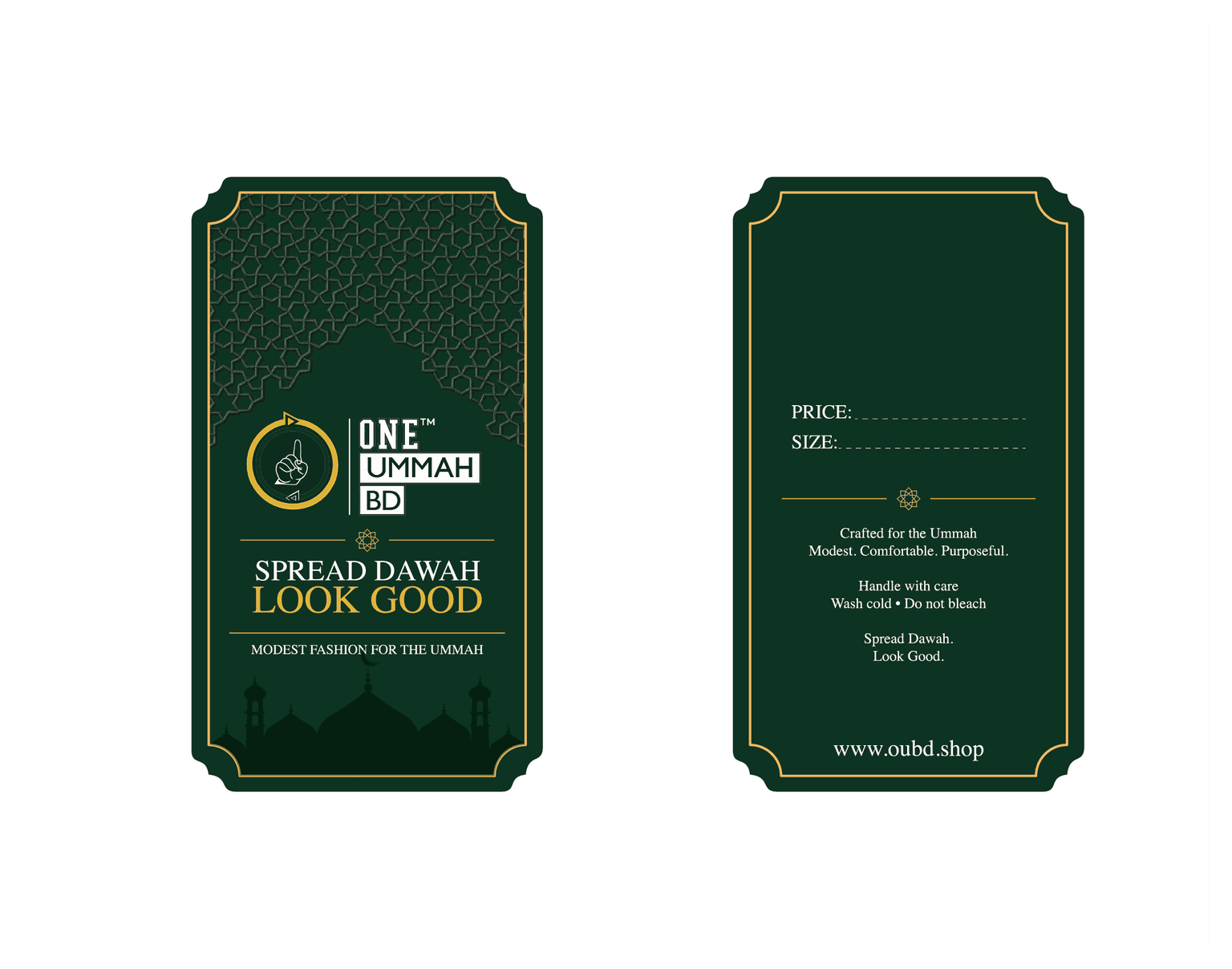 Premium Hang Tag Design