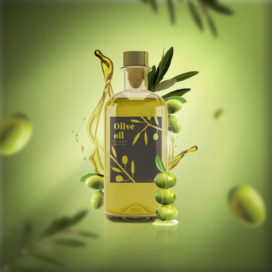 Olive Oil Premium Product Visual